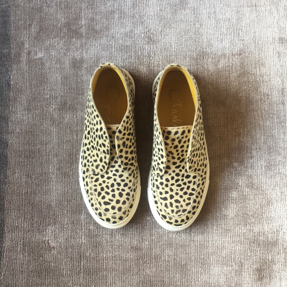 Charlotte Olympia leopard print sneakers